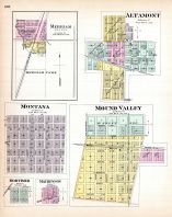 Merriam, Montana, Altamont, Mortimer, Mathewson, Mound Valley, Kansas State Atlas 1887